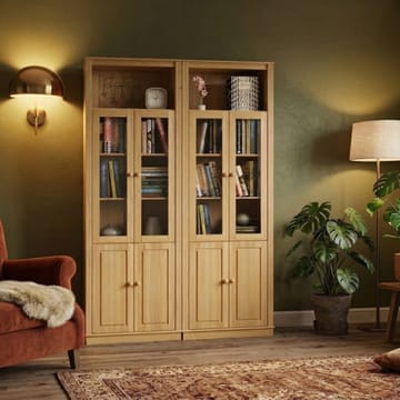 Bokhylla Loft24 Betsad/vaxad - Bejdset/vokset - Opbevaring - Tøjopbevaring - Garderobeskabe - Garderobedør - Foldedør garderobe