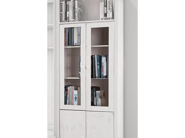 Bokhylla Loft24 Hvid Glas - Hvid - Opbevaring - Hylder & Reoler - Bogreol