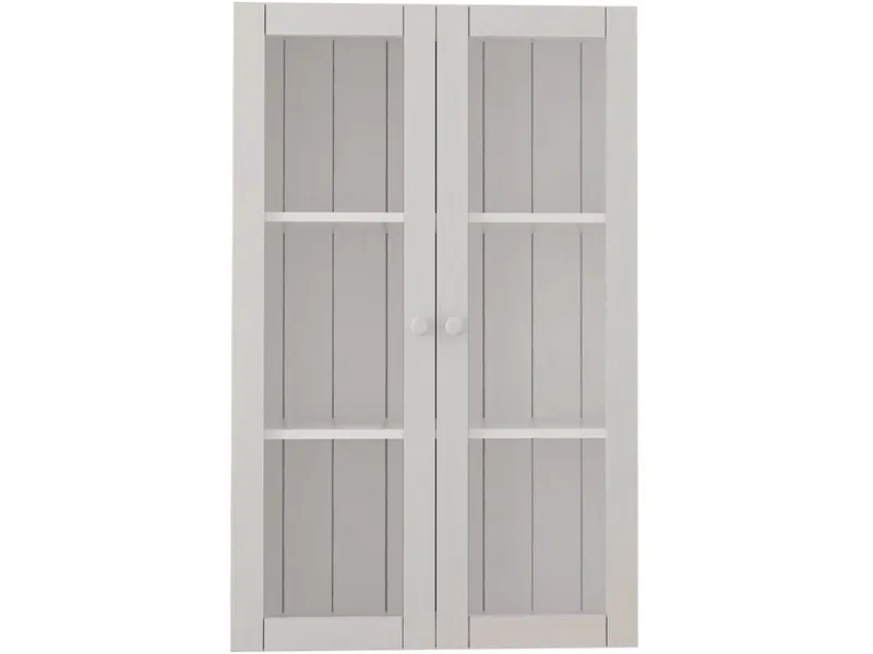 Bokhylla Loft24 Hvid Glas, Hvid