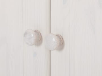 Bokhylla Loft24 Hvid Træ - Hvid - Opbevaring - Tøjopbevaring - Garderobeskabe - Garderobedør - Foldedør garderobe