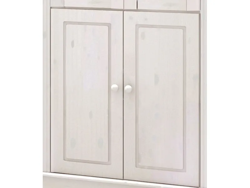 Bokhylla Loft24 Hvid Træ, Hvid