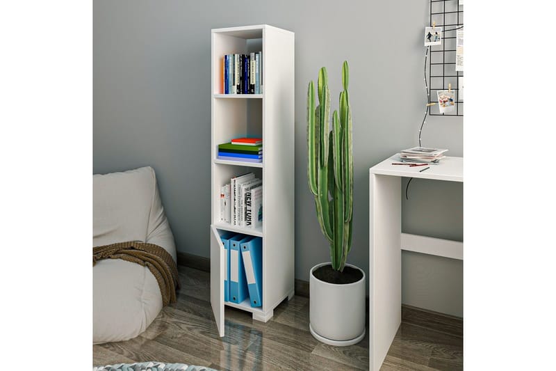 Brenn Bogreol 31 cm - Hvid - Opbevaring - Hylder & Reoler - Bogreol