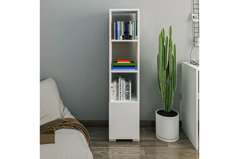 Brenn Bogreol 31 cm - Hvid - Opbevaring - Hylder & Reoler - Bogreol