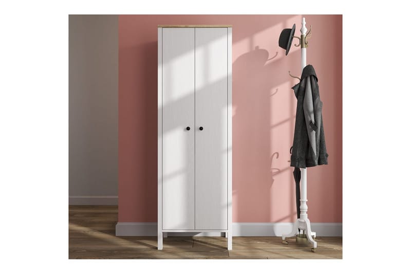 Calyra Hyldesystem 63x190 cm - Natur/Hvid - Opbevaring - Hylder & Reoler - Reolsystem