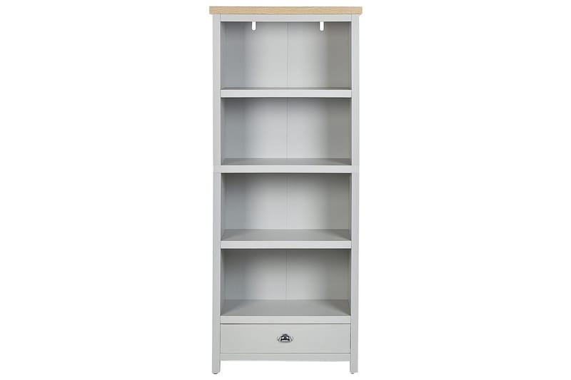 Clio Bogreol med 4 Hylder 72 cm i Malet Træ - Lysegrå - Opbevaring - Hylder & Reoler - Bogreol
