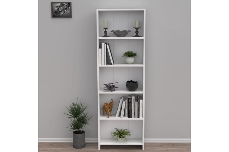 Crala Reol 56 cm - Hvid - Opbevaring - Hylder & Reoler - Bogreol