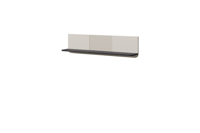 Cucina Væghylde 120x22 cm, Beige/Grå