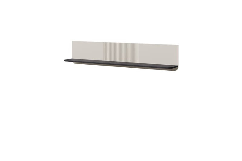 Cucina Væghylde 150x22 cm, Beige/Grå