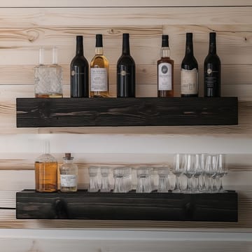 Dekorativ væghylde i træ Hanah Home Rafelo (13 x 60 x 11 cm) - Opbevaring - Hylder & Reoler - Væghylde & vægreol