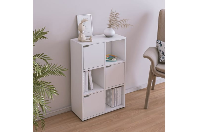 Drayla Reol 60 cm - Hvid - Opbevaring - Hylder & Reoler - Bogreol