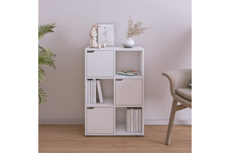 Drayla Reol 60 cm - Hvid - Opbevaring - Hylder & Reoler - Bogreol