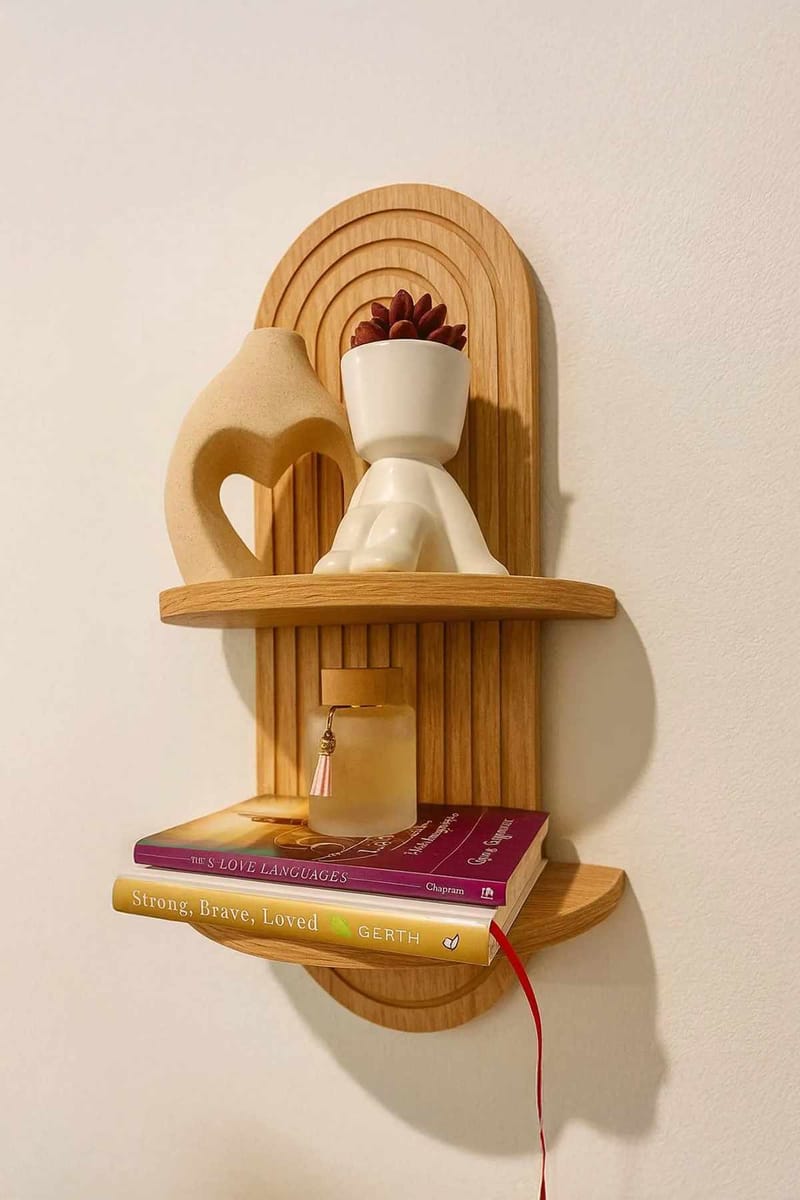 Drelor væghylde 20x70 cm - Eg - Opbevaring - Hylder & Reoler - Væghylde & vægreol