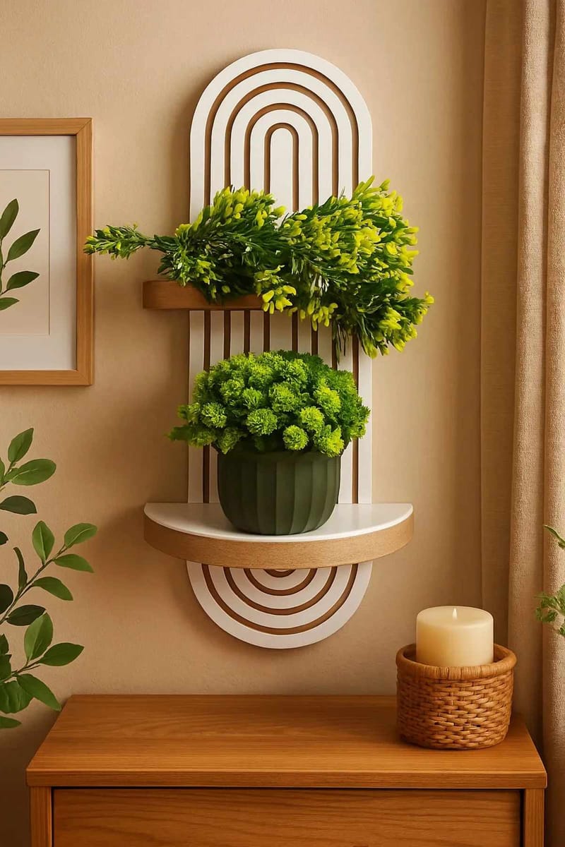 Drelor væghylde 20x70 cm - Hvid - Opbevaring - Hylder & Reoler - Væghylde & vægreol