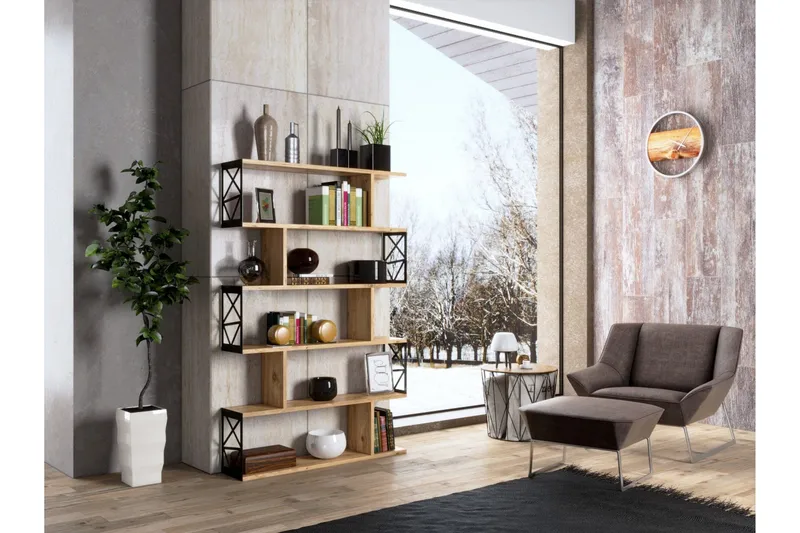 Elspet Reol 90 cm, Brun