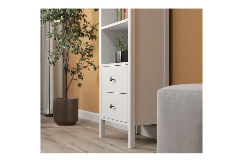 Elvan Bogreol 50,2 cm - Natur/Hvid - Opbevaring - Hylder & Reoler - Bogreol