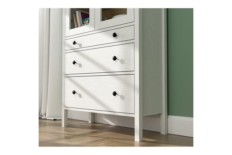 Elvan Bogreol 83 cm - Natur/Hvid - Opbevaring - Hylder & Reoler - Bogreol