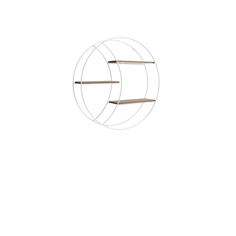 Elyran væghylde 44 cm - hvid, brun - Opbevaring - Hylder & Reoler - Væghylde & vægreol