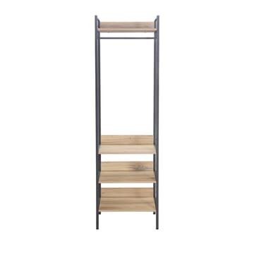 Entrehylde HOME4YOU Hannes 52x40x180 cm rustik melamin - rustik melamin - Opbevaring - Hylder & Reoler - Hylder & hyldeknægte