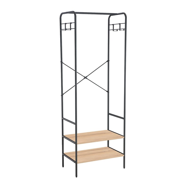 Entrehylde HOME4YOU Hannes 64x40x180 cm Rustik melamin, rustik melamin