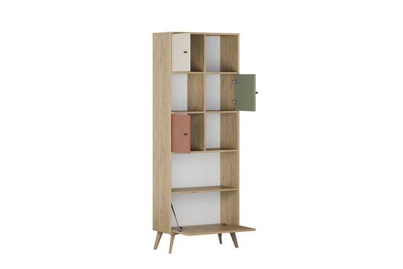 Felyra Reol 67 cm - Multifarvet - Opbevaring - Hylder & Reoler - Bogreol