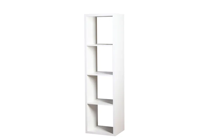 Franzine Bogreol 41 cm i Malet Træ, Hvid