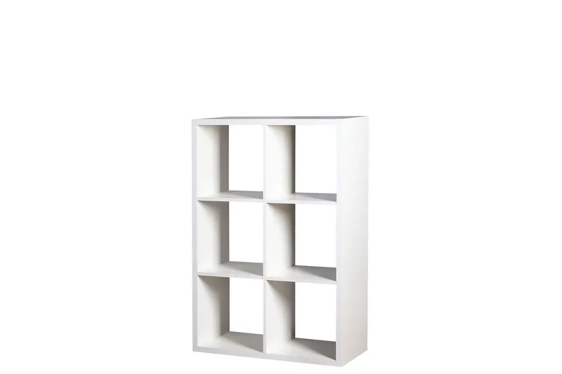 Franzine Bogreol 77 cm i Malet Træ, Hvid