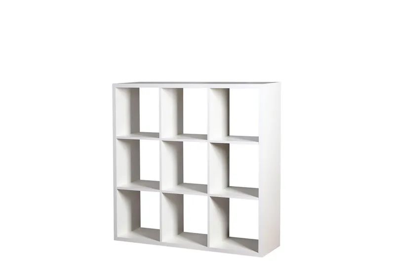 Franzine Reol 114 cm i Malet Træ, Hvid