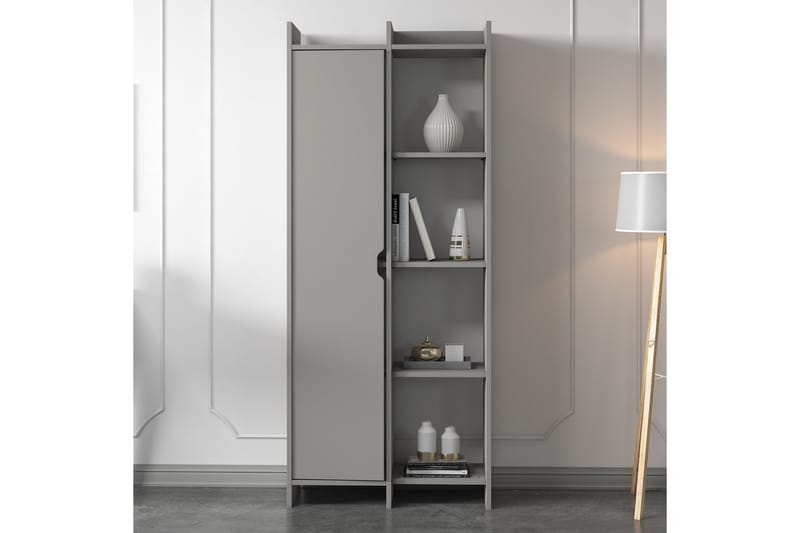 Gerard Bogreol 70 cm - Grå - Opbevaring - Hylder & Reoler - Bogreol