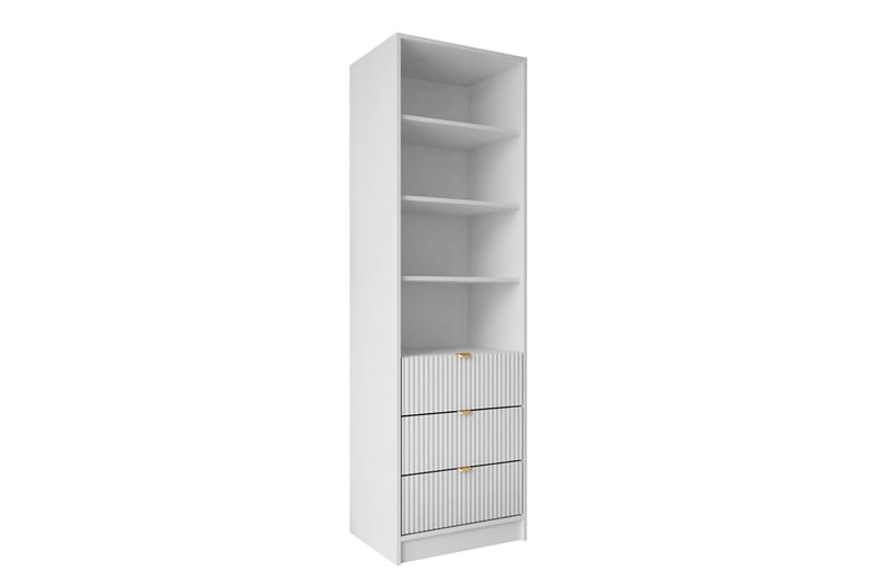 Gudelia Bogreol 60x40 cm - Hvid - Opbevaring - Hylder & Reoler - Bogreol
