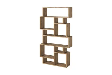 Hardy Bogreol 96 cm i Valnød - Brun - Opbevaring - Hylder & Reoler - Bogreol