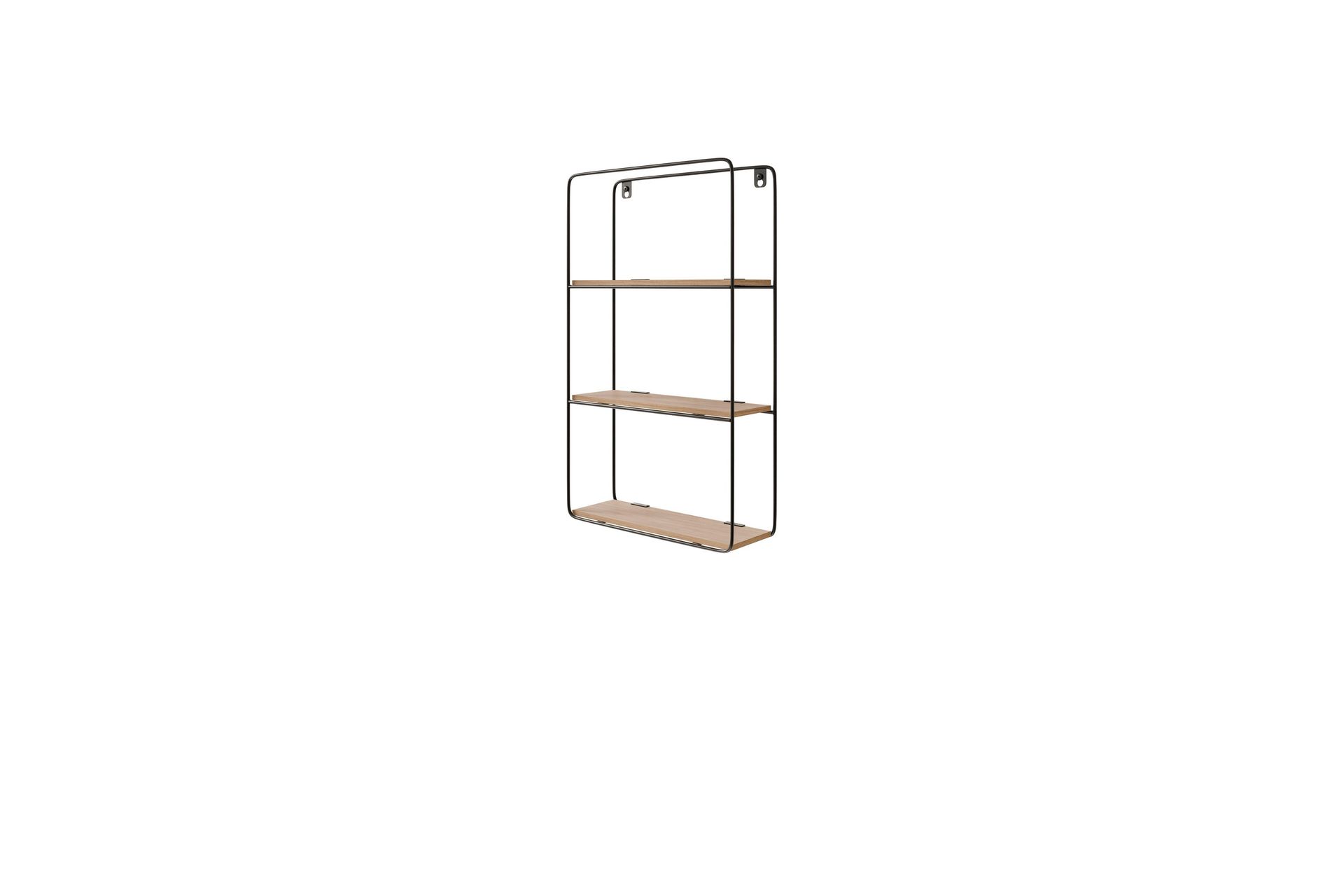 Hari Væghylde 30 cm - Sort / Beige - Opbevaring - Hylder & Reoler - Væghylde & vægreol