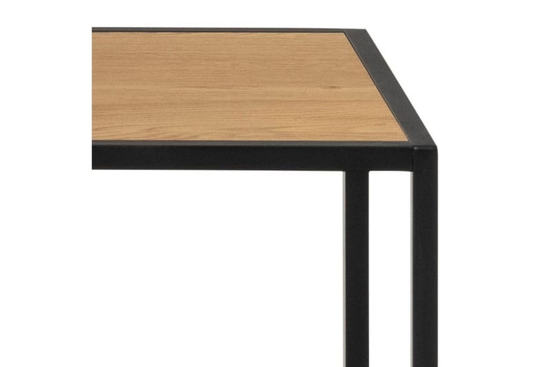 Hartsoe Bogreol 135 cm i Metal med Træplade - Brun - Opbevaring - Hylder & Reoler - Bogreol
