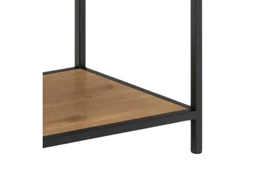 Hartsoe Bogreol 135 cm i Metal med Træplade - Brun - Opbevaring - Hylder & Reoler - Bogreol