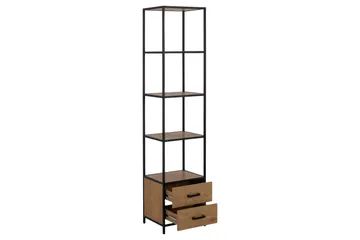 Hartsoe Bogreol 42 cm i Eg - Brun - Opbevaring - Hylder & Reoler - Bogreol