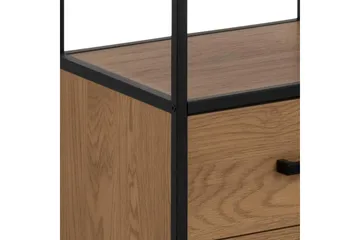 Hartsoe Bogreol 42 cm i Eg - Brun - Opbevaring - Hylder & Reoler - Bogreol