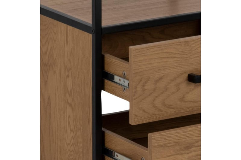 Hartsoe Bogreol 42 cm i Eg - Brun - Opbevaring - Hylder & Reoler - Bogreol