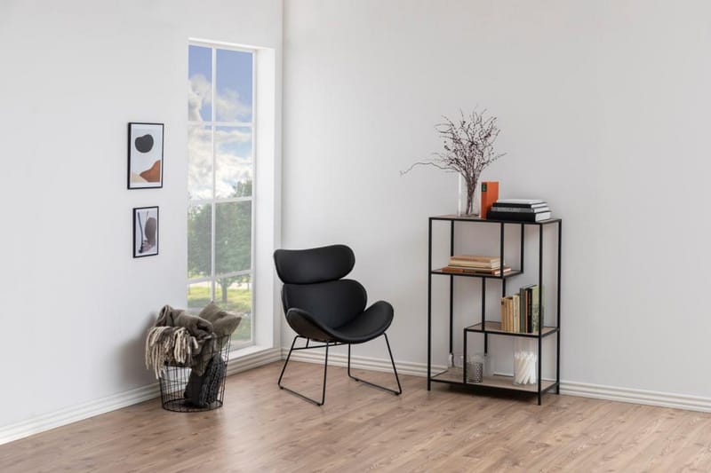 Hartsoe Bogreol 77 cm i Eg - Brun - Opbevaring - Hylder & Reoler - Bogreol