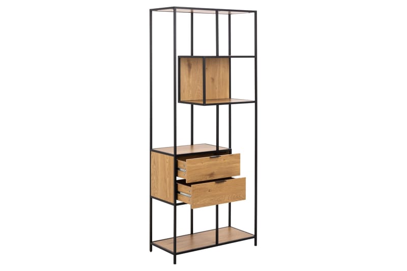 Hartsoe Bogreol 77 cm i Eg - Brun - Opbevaring - Hylder & Reoler - Bogreol