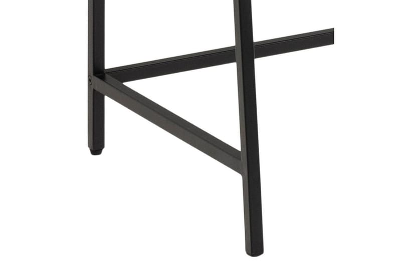 Hartsoe Bogreol 77 cm i Metal med Træplade - Sort|Beige - Opbevaring - Hylder & Reoler - Bogreol