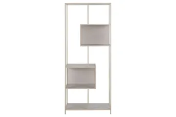Hartsoe Bogreol 77 cm i Metal - Sandbeige - Opbevaring - Hylder & Reoler - Bogreol