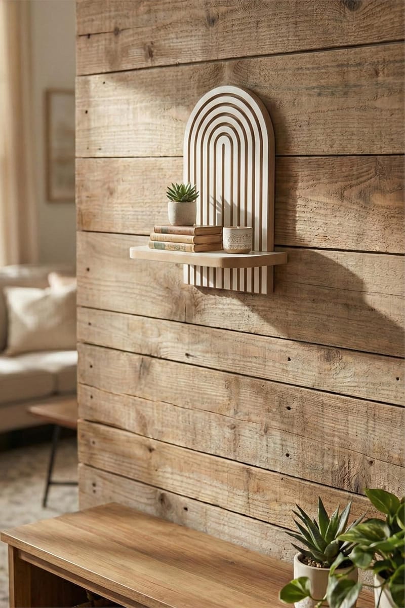 Hasina Væghylde 26x35x13 cm - Hvid - Opbevaring - Hylder & Reoler - Væghylde & vægreol