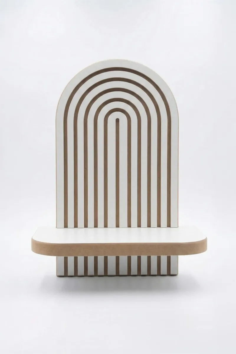 Hasina Væghylde 26x35x13 cm, Hvid