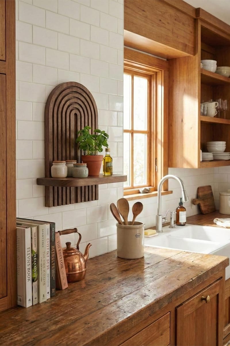 Hasina Væghylde 26x35x13 cm - Wenge - Opbevaring - Hylder & Reoler - Væghylde & vægreol