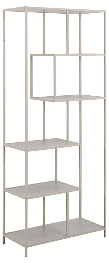 Hasslevik Bogreol 185 cm - Grå - Opbevaring - Hylder & Reoler - Bogreol