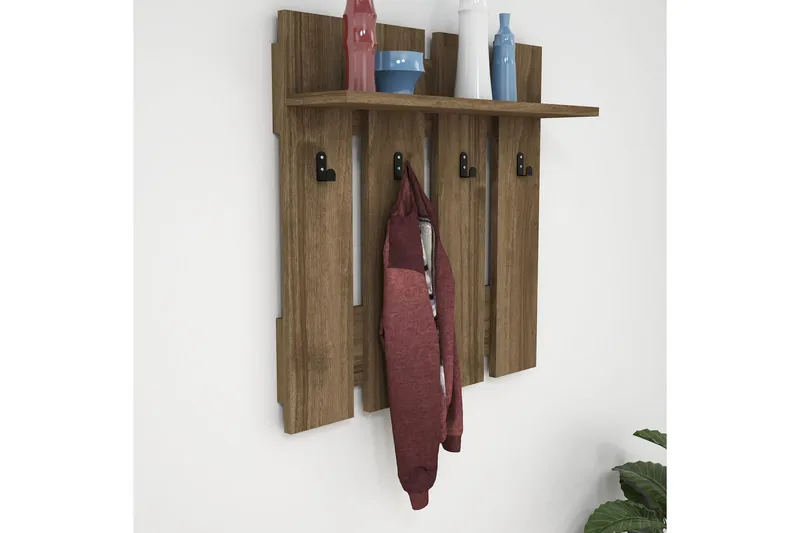 Casaluce Hattehylde 70x18 cm, Mørkebrun