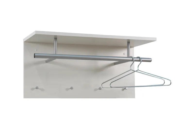 Klackbo Hattehylde 72 cm, Hvid/Højblank