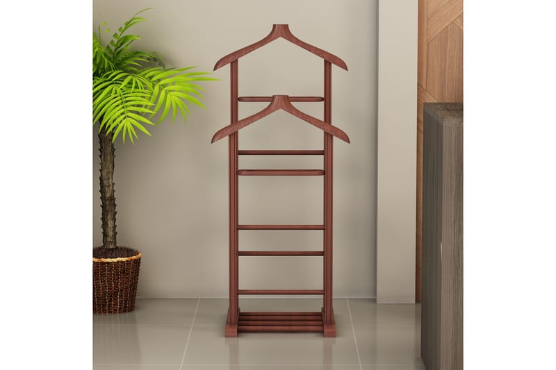 Pega Hattehylde 120x34 cm - Mørkebrun - Opbevaring - Hylder & Reoler - Hattehylde