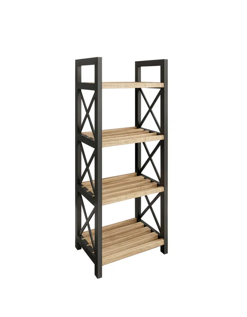 Heba Multifunktionshylde 64 cm - Sort - Opbevaring - Hylder & Reoler - Hylder & hyldeknægte