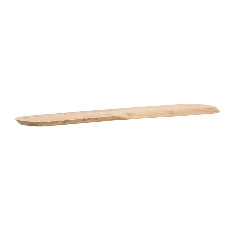 Helela Væghylde 120 cm Asymmetrisk, varm honningbrun