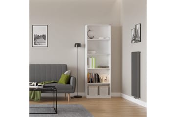 Hemani Bogreol 64 cm i Malet Træ - Hvid - Opbevaring - Hylder & Reoler - Bogreol